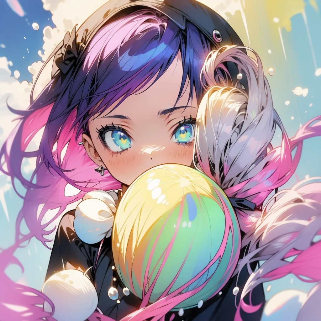  girl,  Color Blast, Bubble, Twinkle Twinkle Ball , pop,  aurora , Midnight, null, gothic