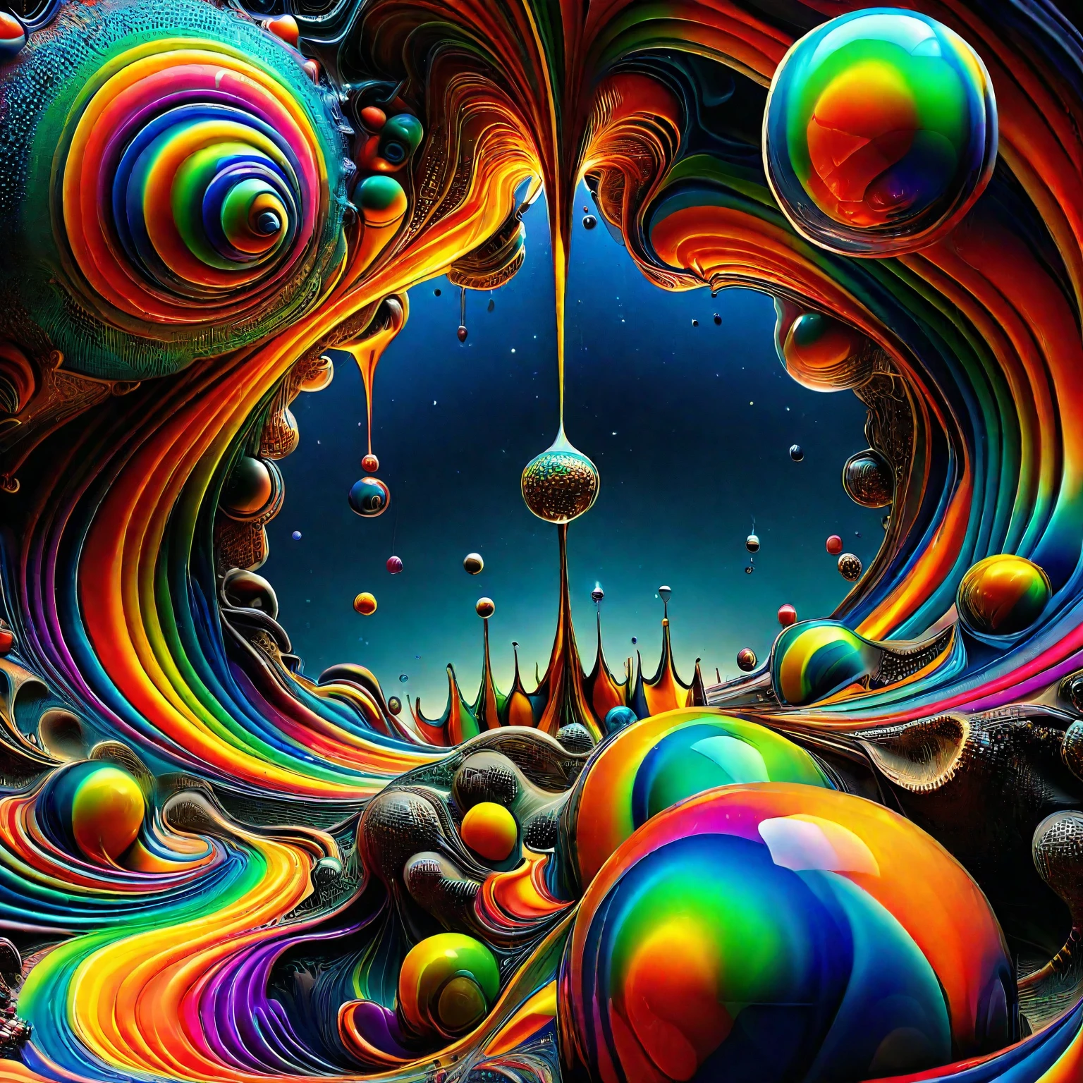 A psychedelic dream, vibrant colors shimmering, glass morphing from colors, intricate rainbow patterns, perfectly formed symmetrical spheres and glowing reflective bubbles, attention to detail on the bubbles and spheres, rainbows of color twisted in and out of translucent orbs, spilled paint and spirals of swirling color in the background, beautiful psychedelic digital art, pixel art, neon colors, 4d mandelbulb psychedelics, glass-like psychedelic landscape, intricate rainbow environment, psychedelic underwater brightness, trails of color and light, bright fluorescent colors, psychedelic vibrant colors, bright psychedelic neon colors, colorful paint drips out of the bubbles, 3D glass spheres melting into each other spilling out colors, visually disorienting, hallucination inducing, optical illusions, startling, stunning images, awe-inspiringly, best quality wallpaper, pixel assets, portrait photography, surrealism, photorealistic, hyperdetailed, glass morphism, digital art, sparkle, optical illusion, glowing light, reflection light, overexposure, god rays backlighting, depth of field, rotational symmetry, UHD, high details, high quality, super detailed, best quality, award winning, masterpieceBrilliant images of pure light emerging from vibrant colors in a psychedelic dream, shimmering glass morphing out of colors, tripped out detailed patterns in all colors, perfectly formed symmetrical spheres and glowing reflective bubbles, attention to detail on the bubbles and spheres, rainbows of color twisted in and out of translucent orbs, background is spilled paint and spirals of swirling colour, beautiful psychedelic digital art, pixel art, neon colors, 4d mandelbulb psychedelics, glass like psychedelic landscape, intricate rainbow environment, psychedelic underwater brightness, LSD,DMT, Psilocybin, Mescaline, trails of color and light, bright fluorescent colors, psychedelic trip, fluorescent psychedelic aesthetic, psychedelic vibrant colors, bright psychedelic neon color