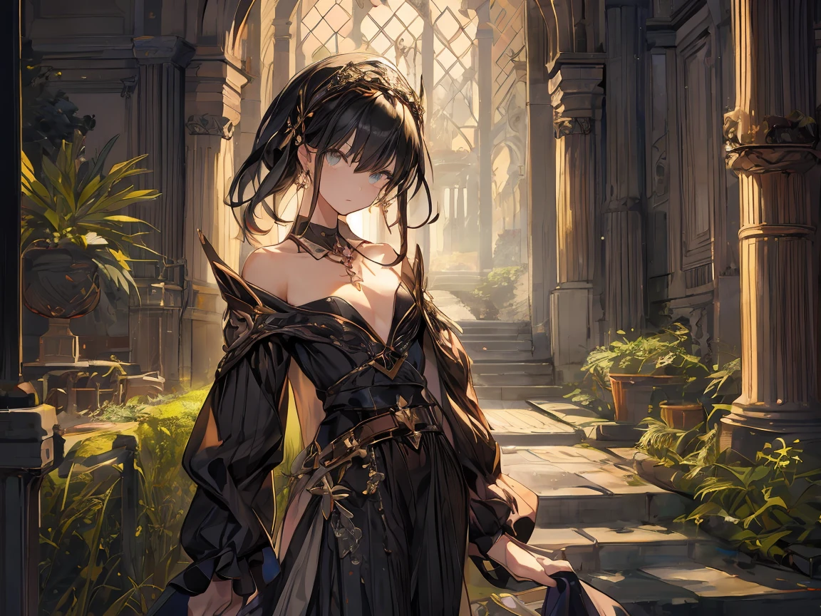Absurd, high resolution, ultra-detailed, (1 girl:1.3), broken, design a beautiful temple scene, intricate architecture, lush gardens, and a sense of peace and spirituality. Broken, creating an image of a destructive demon with terrifying features, dark powers, and a thirst for chaos and destruction. Broken, designed with a fisheye effect image that captures a wide field of view with a unique curved viewing angle. Break to create rooftop views in urban environments with panoramic cityscapes, dramatic skylines, and a sense of elevation. Break , illustrating the tender moments between parents and children, capturing their bonds, love, and connection. Broken, using pointillism to illustrate images, carefully placed tiny dots of color to create a cohesive and visually stunning whole.