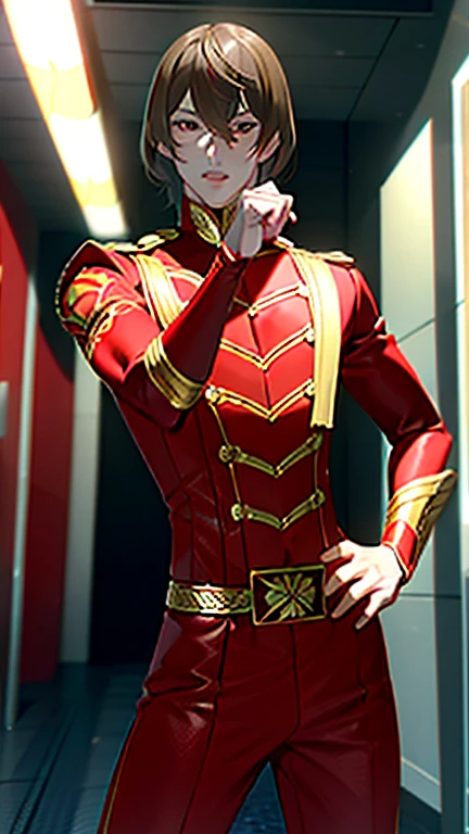 (  High-definition CG), ( best quality), (  High-definition CG), ( best quality),
Goro Akechi is a handsome and cool young man with a beautiful body   ,    Power Rangers Costume , Handsome and cool young man   ,  Sensual appearance,     crotch bulge  