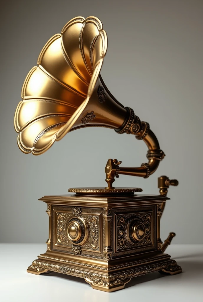 (( best quality)), ((masterpiece)), (( high definition)),(( high definition )),8k,gramophone,The workmanship is beautiful