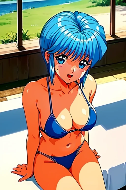 Innai Kansen - Sugimura Hiroko Innai Kansen - Sugimura Hiroko, masterpiece, best quality, an attractive sexy mature Nude woman laying in a lake of water with her breasts visible, 1girl, breasts, nipples, Nude, wet hair, pubic hair, female pubic hair, smile, 独奏, navel, looking at viewer, Hiroko Sugimura