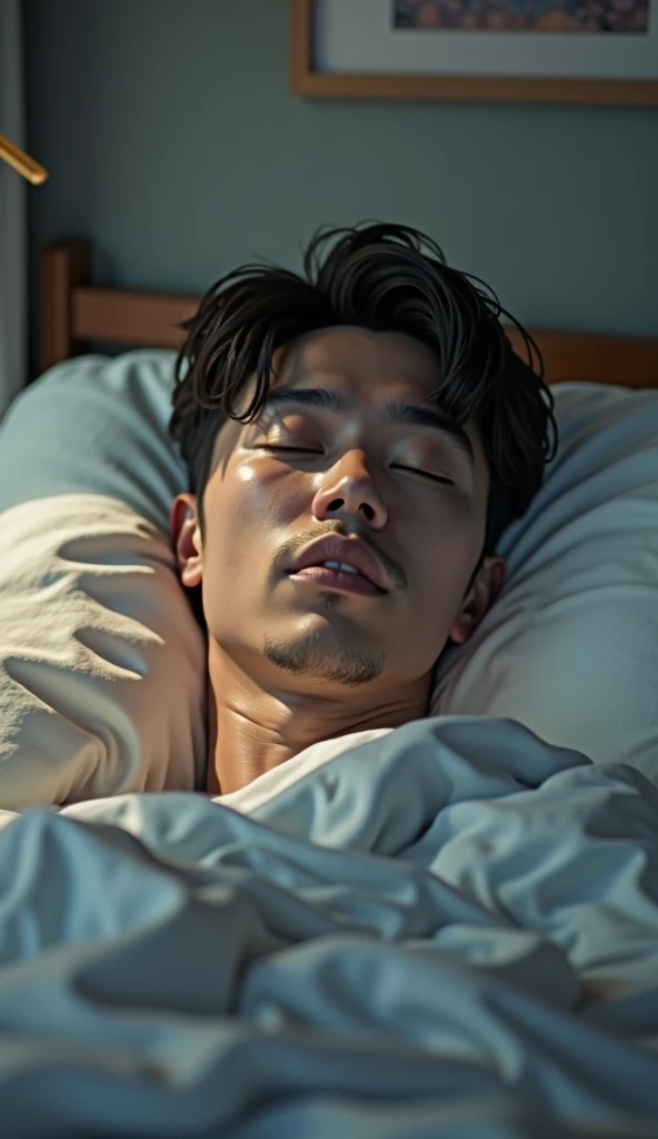 I wish to get photo of Norawit Titicharoenrak, Thai actor, 20 yearsold, sleeping, wear wear underware without cloth