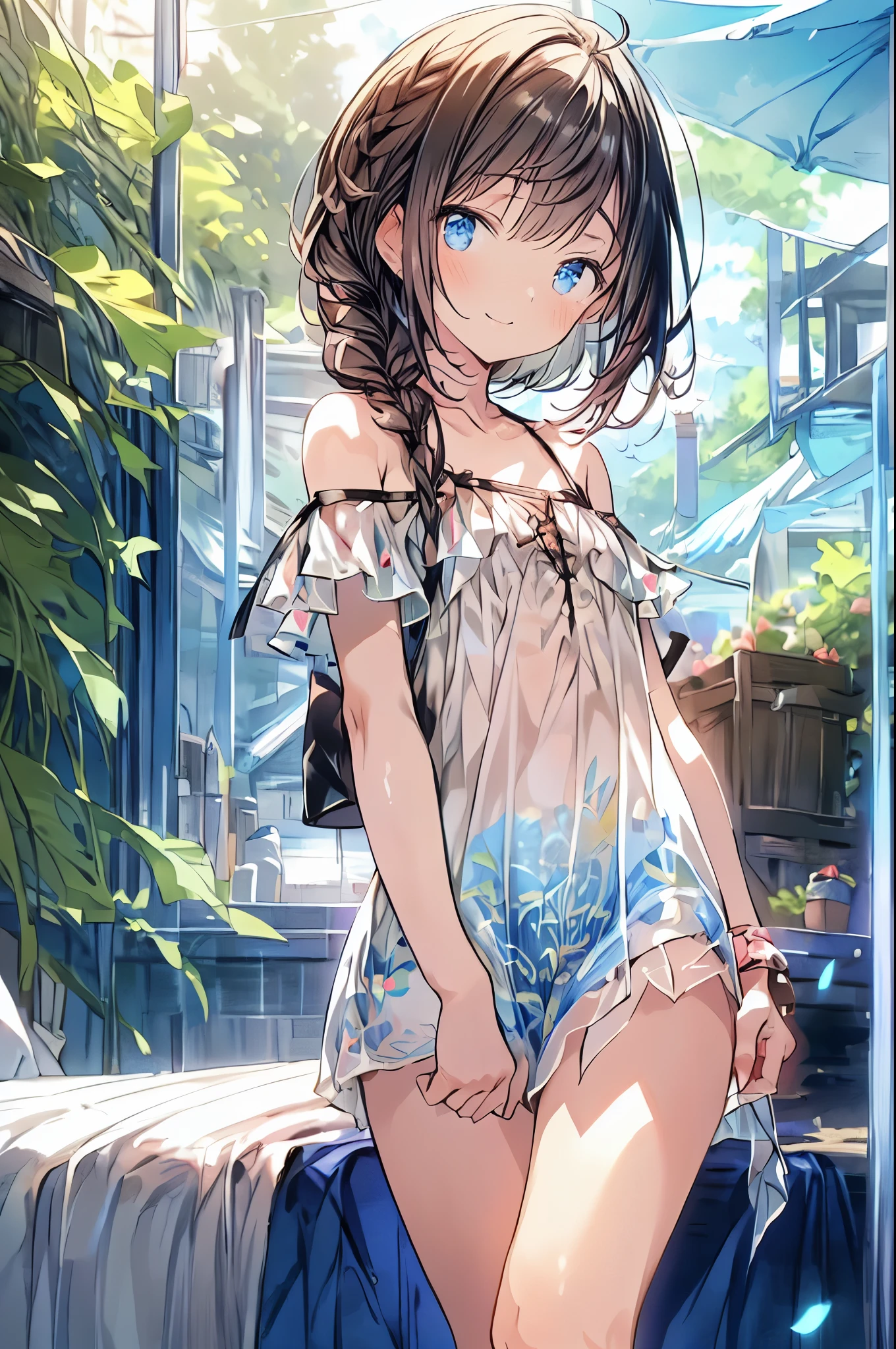 (best quality,4k,8k,highres,masterpiece:1.2),ultra-detailed,(realistic,photorealistic,photo-realistic:1.37),beautiful detailed eyes,beautiful detailed lips,A girl with beautiful eyes, An anime girl wearing a pretty dress, A cute anime wife in a lovely dress, detailed digital anime art, a dress wearing, everyone, beautiful anime girl, cute anime girl, smooth anime art, anime style, vibrant colors, soft lighting, detailed drawn beautiful playful cheeky eyes, beautiful cleavage