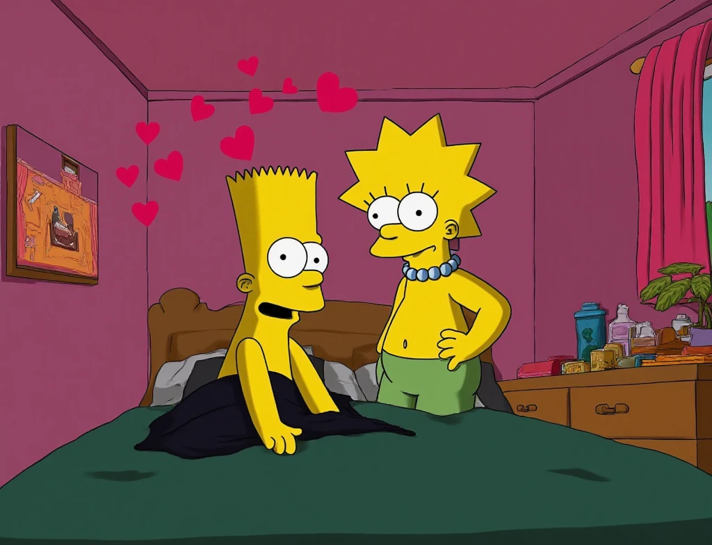 One boy and one girl, one boy and one girl only. Girl, long length blonde hair, blue eyes, smiling, buck teeth, large tongue, a whole lot of saliva, kissing boy, naked, big breasts, massive fat belly. Boy, brown hair, green eyes, letting girl kiss him, disgusted look on his face, naked, sexy body, cuerpo completo, High resolusion.