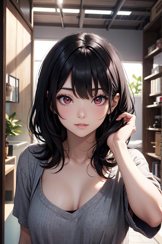 (highest quality:1.4), (High resolution:1.2), Sharp contours, Long Hair, highest quality, masterpiece,Glasses,Voice of the Heart,yandere,,20-year-old woman,yandere,Big Breasts,Ecstasy,saliva,blush,Squint your eyes,Heterochromia iridis,Tuck up your clothes,nude,cum on head,breast milk,Crying expression