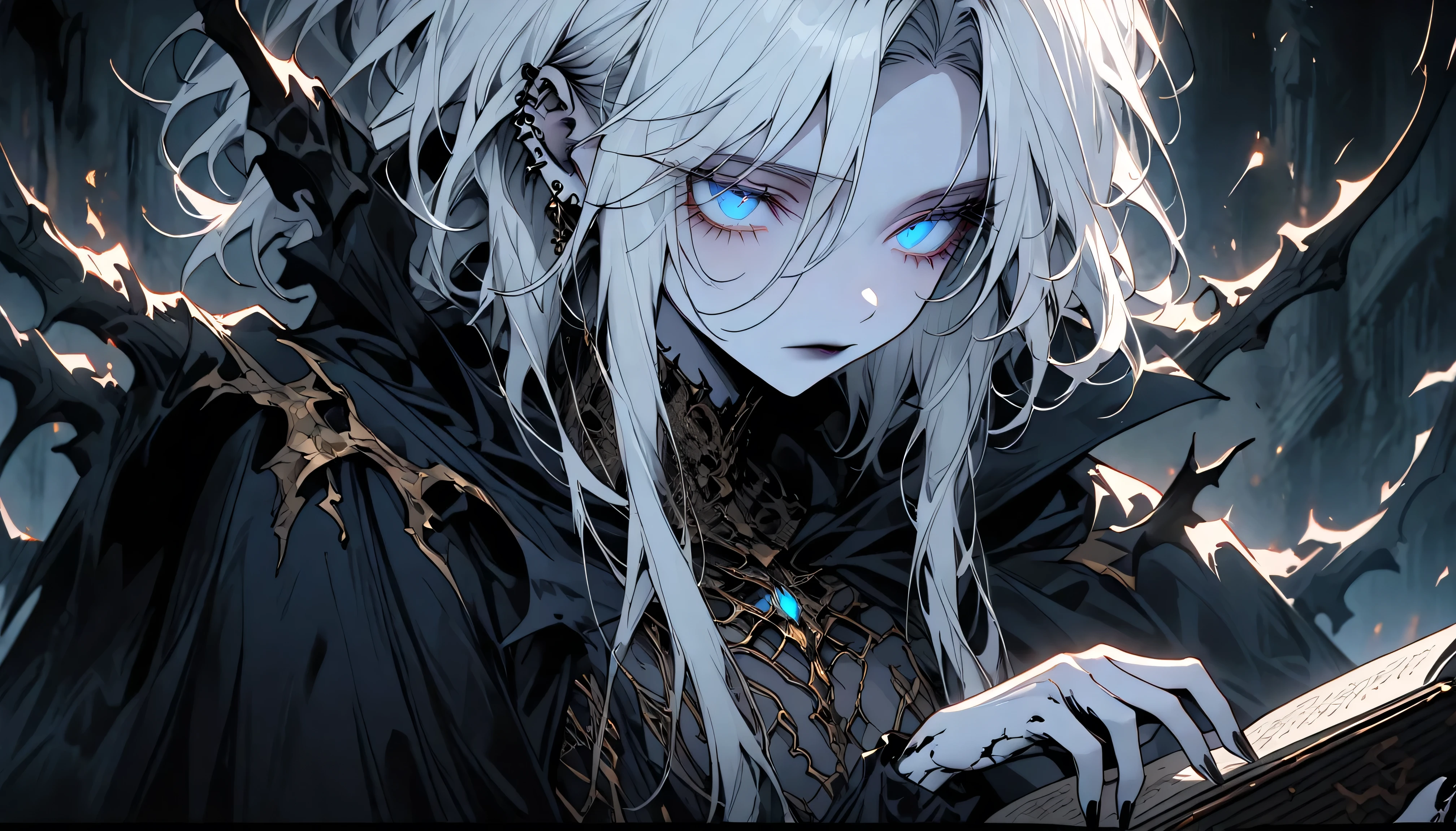 a young cute boy, emo style long white hair, sexy pose, highly detailed modern and luxurious environment, final fantasy style, 8k, photorealistic, intricate details, dramatic lighting, vibrant colors, cinematic composition, volumetric lighting, photographic realism, high quality