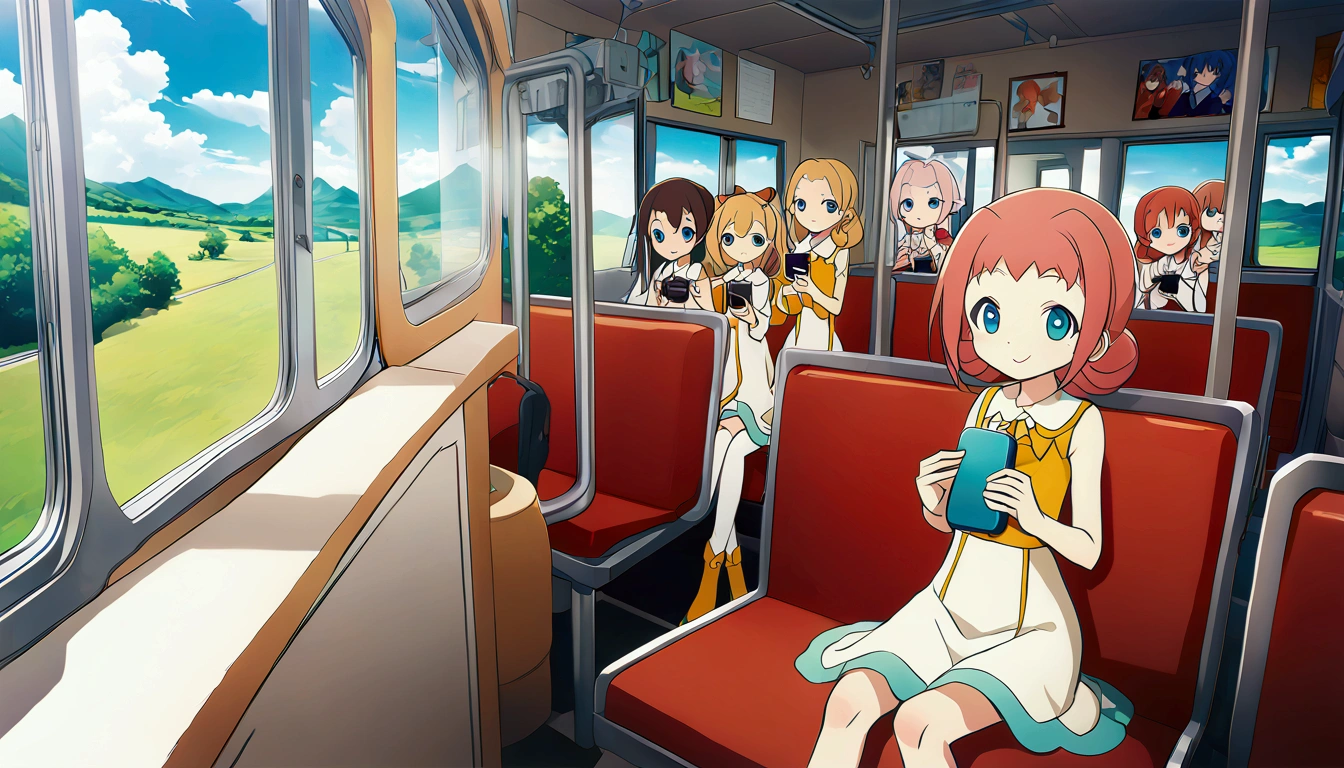 Anime character sitting on a bus with a cell phone,  Visual Novel  cg,  Visual Novel  key visual, , Doki Doki Faculty of Letters , ;  Visual Novel , Beautiful Award-Winning Anime ,  Visual Novel ,  official artwork , Nightcore, yuruyuri, Anime images,  fantastic anime during the day ,  Anime Moe Art Style,Anime character sitting on a bus with a cell phone, Sengai&#39;s paintings, Popular in the CG Society ,  conceptual art  ,  Visual Novel  cg,  Visual Novel  key visual, , Doki Doki Faculty of Letters , ;  Visual Novel , Beautiful Award-Winning Anime ,  Visual Novel ,  official artwork , Nightcore, yuruyuri