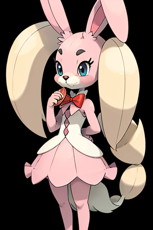 Female furry sara rabbit pokemon v style 