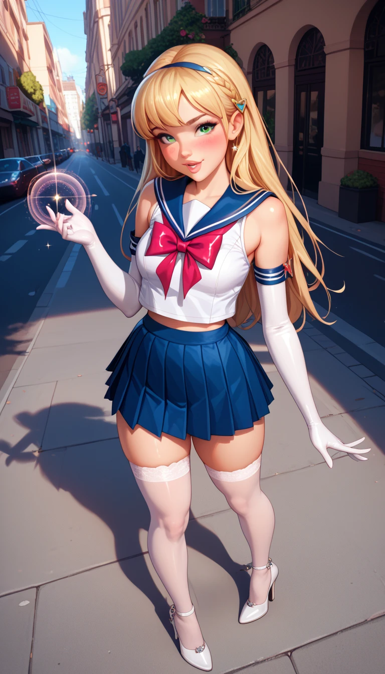 nsfw,(masterpiece, Highest quality:1.2), 8K, Official Art, RAW Photos, Incredibly absurd, (Sailor suit, Seraphim:1.4), (Red collar:1.4),(Red Bangle:1.4),,(change:1.1),high school student,beauirl, Pretty face, Arched back, (Navy Pleated Skirt:1.1), close, , Short sleeve, (Short ponytail:1.1),Gardenia, Violet, Teen, classroom, Viour viewers, No makeup, Film Grain, chromatic aberration, Sharp focus, Face Light, Dynamic Lighting, Cinema Lighting, Detailed eyes and face, Bokeh Background,(Cowboy Shot:1.3),(Small breasts:1.2),(skinny:1.2),(smile:1.2),(White school swimsuit:1.5),(Full nudity:1.5),(Showing pussy:1.0),