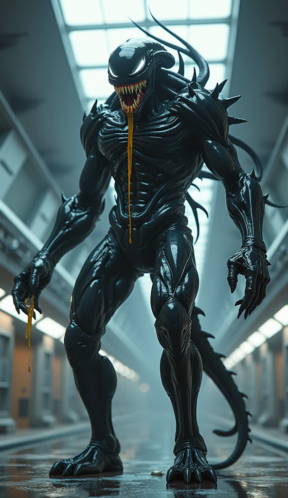 A half-machine, half-flesh demon,Horrible Machine,Devil Zombie,Mechanical demon