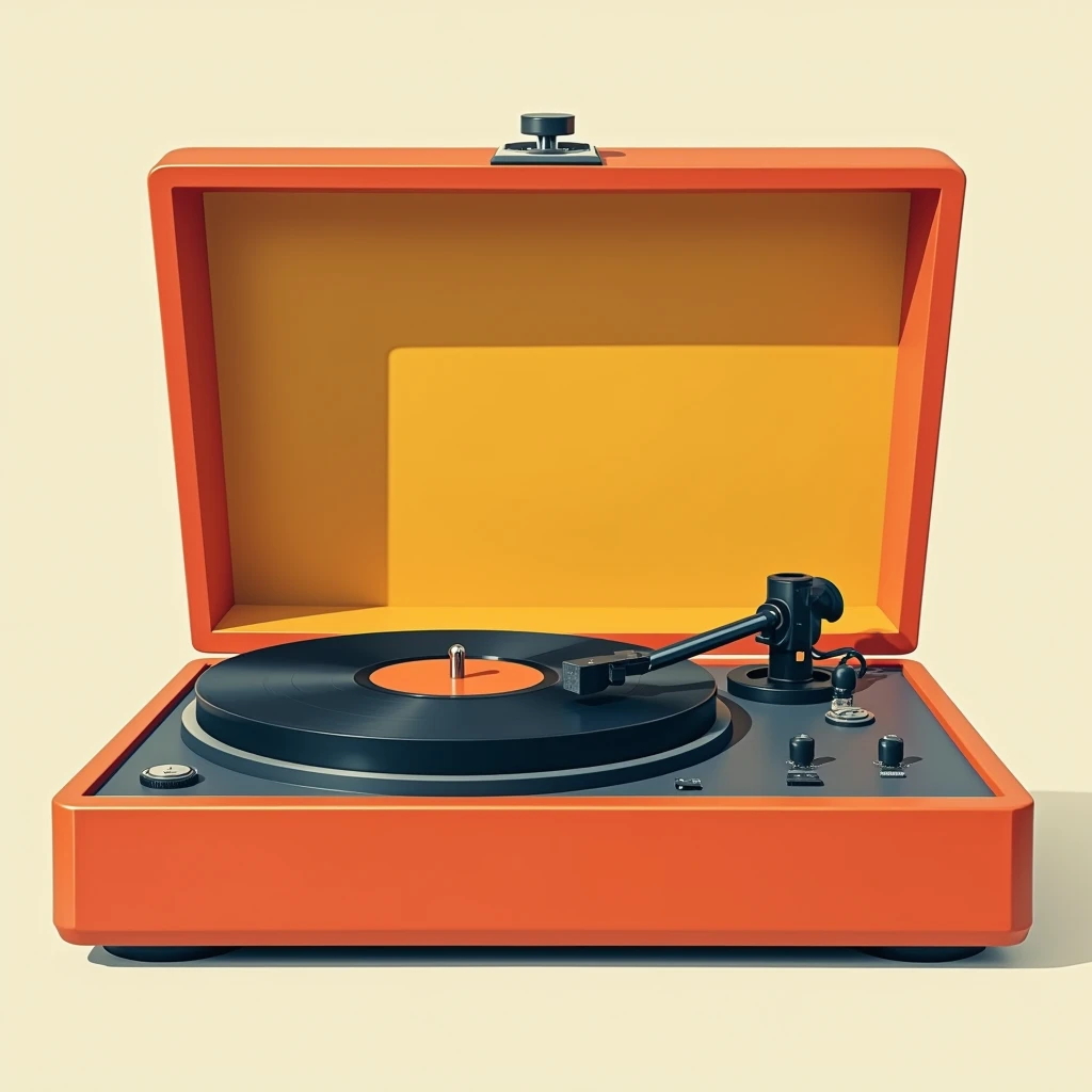 Vintage Record Player, with the powerful and expressive moving shadows, mesmerizing, theatrical scene unfolds in light and dark.

full body, Professional, perfect composition, ultra-detailed, intricate details, best quality, masterpiece