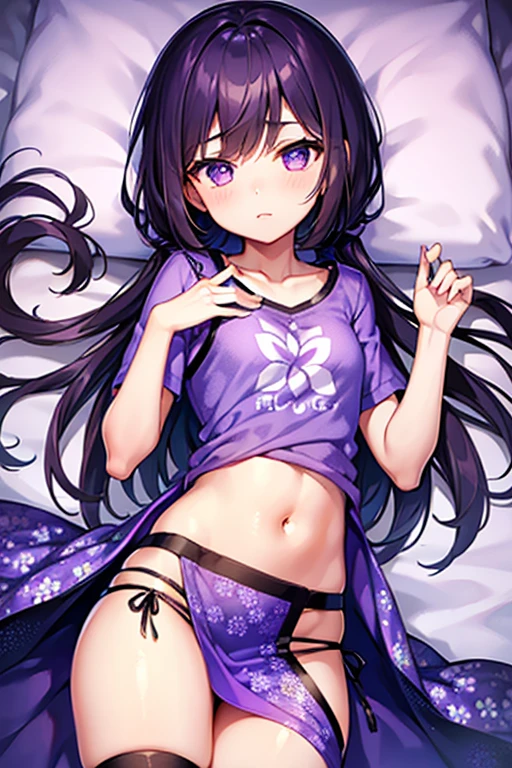 high quality, 最high quality、 Stylish design, (((The cutest girl))), ((Thin legs))、(((最high quality))), High resolution, ((detailed)), ((masterpiece)), ((Super detailed)), 18-year-old girl、(Inner Con bed))),(((Sexy underwear))),((Sexual))