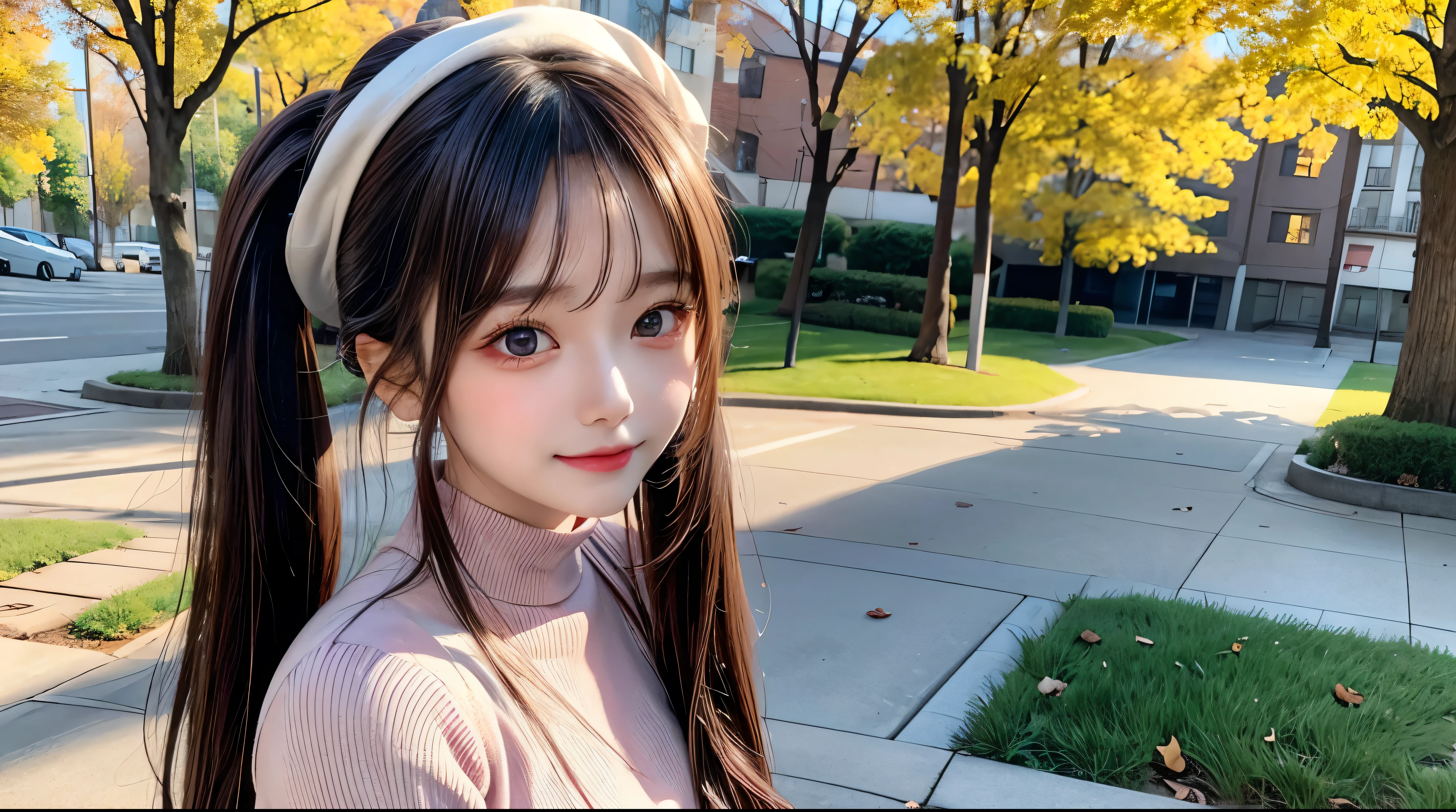 Close-up of a young girl with long hair and dress, cute kawaii girl, cute natural anime face, girl cute-fine-face, kawaii realistic portrait, cute - fine - face, young and cute girl, cute - fine - face, cute-fine-face, Young adorable Korean face, extremely cute anime girl face, real life anime girl