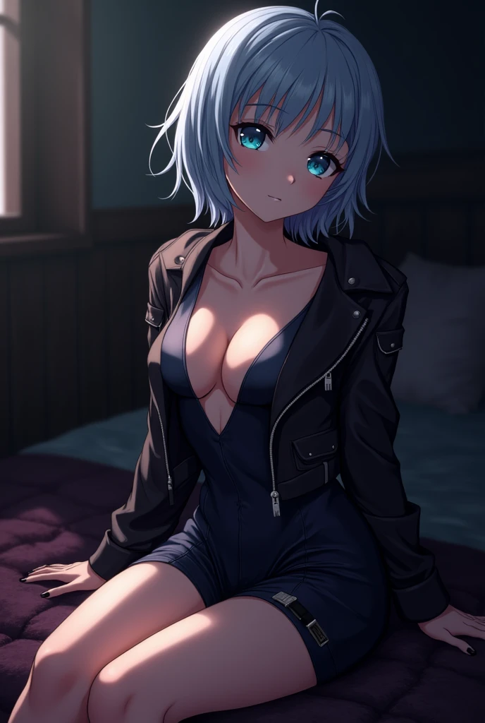 personnage d&#39;anime aux cheveux bleus et aux yeux rouges devant une fenêtre, voyou anime fille ayanami rei, rei ayanami, from Évangélion, ( Évangélion ), ayanami, neon genesis Évangélion style, Évangélion third impact inspired, Gapmoe Yandere, portrait Gapmoe Yandere grimdark, gros plan d&#39;un autre iwakura, Évangélion anime
