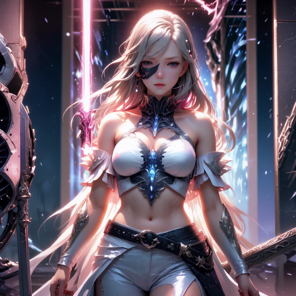 (((Highest quality)))(((Best Image)))(((anatomy)))外見は20代のwoman,Random hair color ,Random hairstyle,Wear shiny armor,Extreme costume(((Appearance)))The shape is humanoid,Random Face(Beautiful Face),,Huge breasts,Tight waist,Wearing randomly colored armor(((Features)))Eye color is random,Personality is random,Attractive figure(((arms)))He is carrying a weapon that resembles a purple glowing object..Possess modern weapons.(((woman)))The skeleton is human-like,Huge breasts,Tight waist,fogのようなガス状のもので纏っている(((background)))Barren Land,dead tree,fog,Chaotic world(((Standing posture)))ランダムなStanding postureをしている,mysterious,lovely,Highest quality((Full Body Shot))