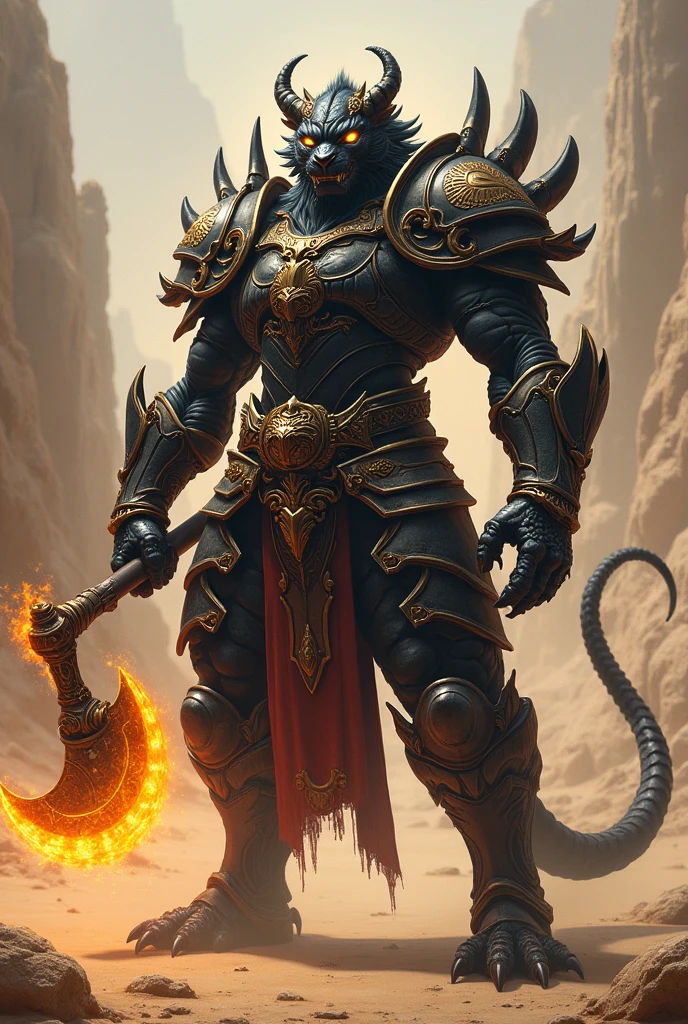 (One Muscular male bara furry wolf, grey fur, dilf, bulge) clothing=(medieval mercenary attire, Gold fangs, gold metal bracers+gold ornaments+black greaves+Yellow eyes+Dark old wrinkled maroon cape), Place=(Old Rome, Midnight, dramatic, lighting in his face, in the dark,dark, creepy, twisted, burning cathedral)+Epic pose+Dirty and chipped armor, sideview), Create a high-resolution digital painting fearsome werewolf within a ruined, burning cathedral. The werewolf is clad in dark, battle-worn armor, He grips a large, ornate scepter in one hand, his snarling face illuminated by the intense flames engulfing the scene The background features the crumbling arches and shattered stained glass windows of the cathedral, all consumed by fire. The overall atmosphere is dark, chaotic, and apocalyptic, with vivid details of the burning inferno and the powerful, intimidating presence of the werewolf, heavy use of dramatic lighting and bold contrasts to highlight the menacing features of the subjects,combine elements of horror, medieval fantasy, and dark mythos to create a vivid, immersive image.