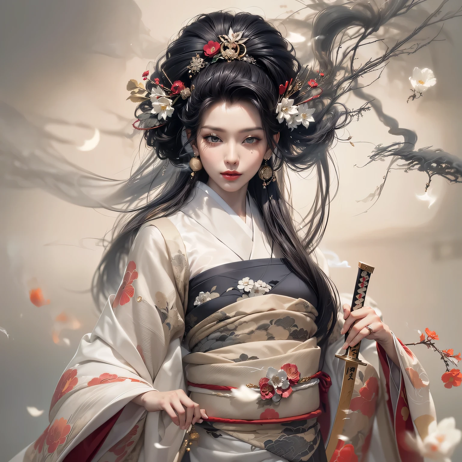 The original image was created on October 27, 2024.
Oiran warrior