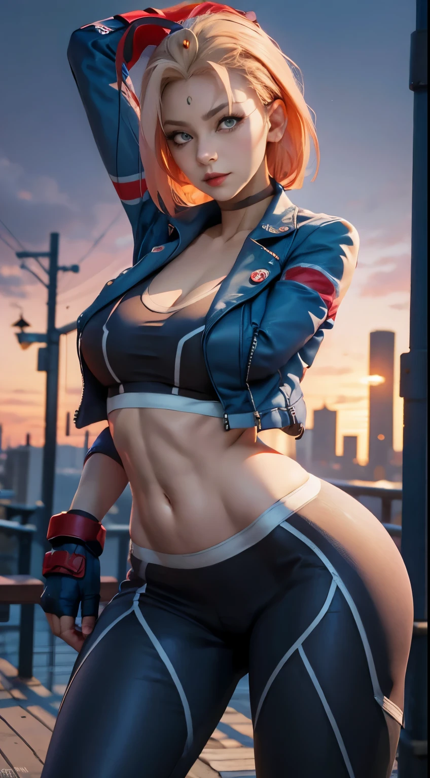 Sakura haruno is very hot. busty. cutout. production