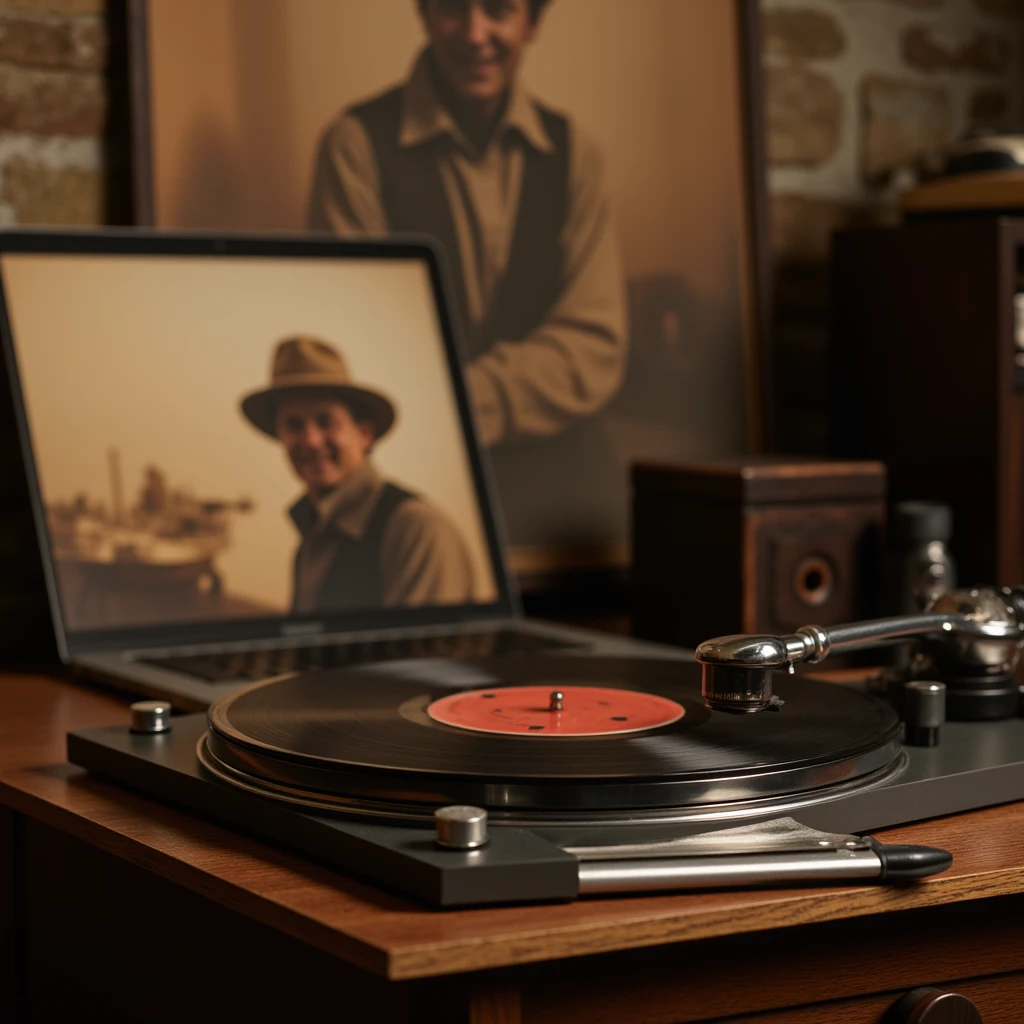 Vintage Record Player, Guardians of the Galaxy, a full body portrait of a tiny anthropomorphic raccoon on a spaceship, view from front, big eyes, professional lighting, color graded.

full body, Professional, perfect composition, ultra-detailed, intricate details, best quality, masterpiece