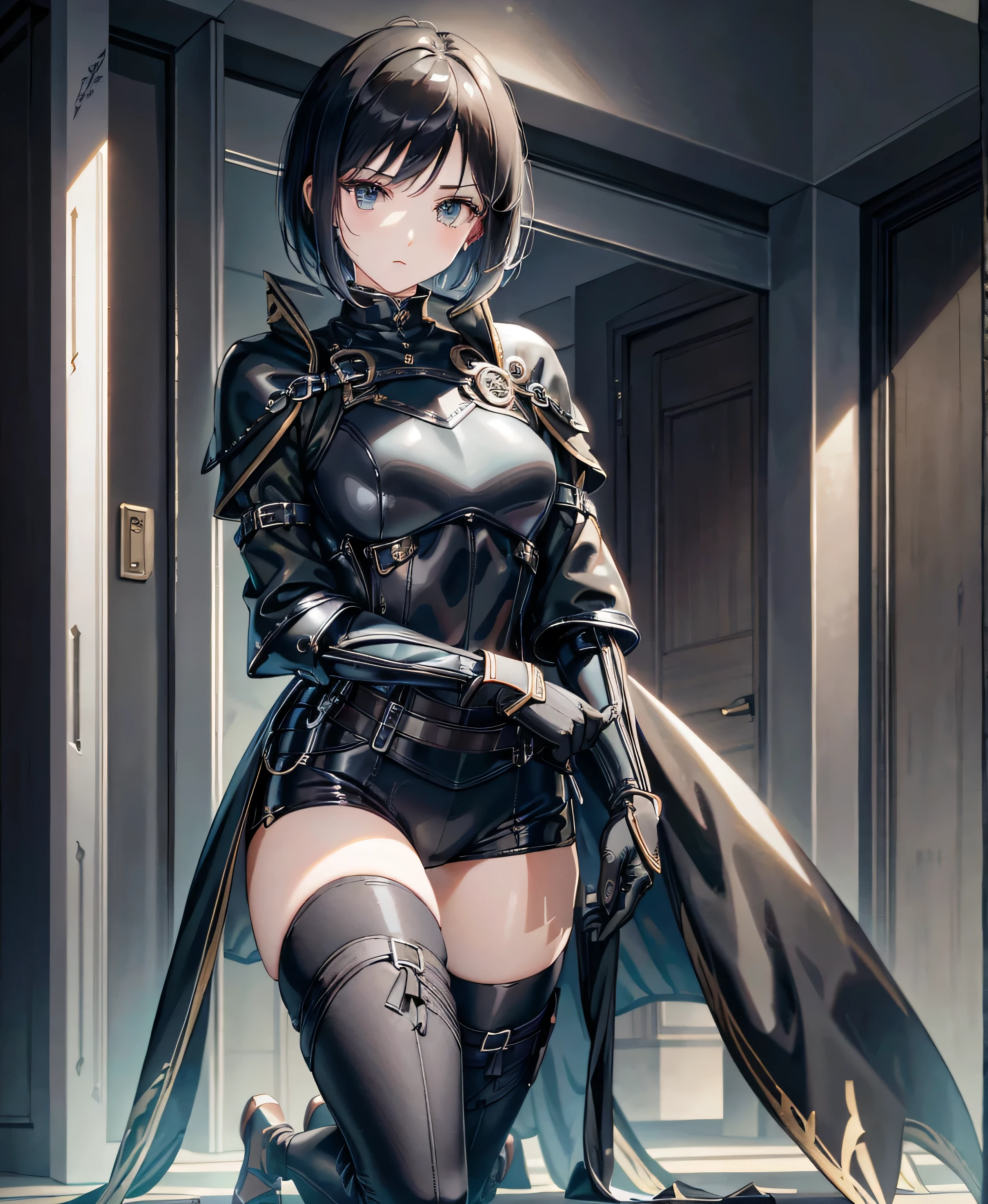 (((Mikasa Ackerman))), The highest image quality, hightquality, high detailing, 超A high resolution, 8K resolution, depth of fields, Cinematography, intricate detailes, Elaborate, meticulous, Magnificent, Maximum Detail, Extreme beauty