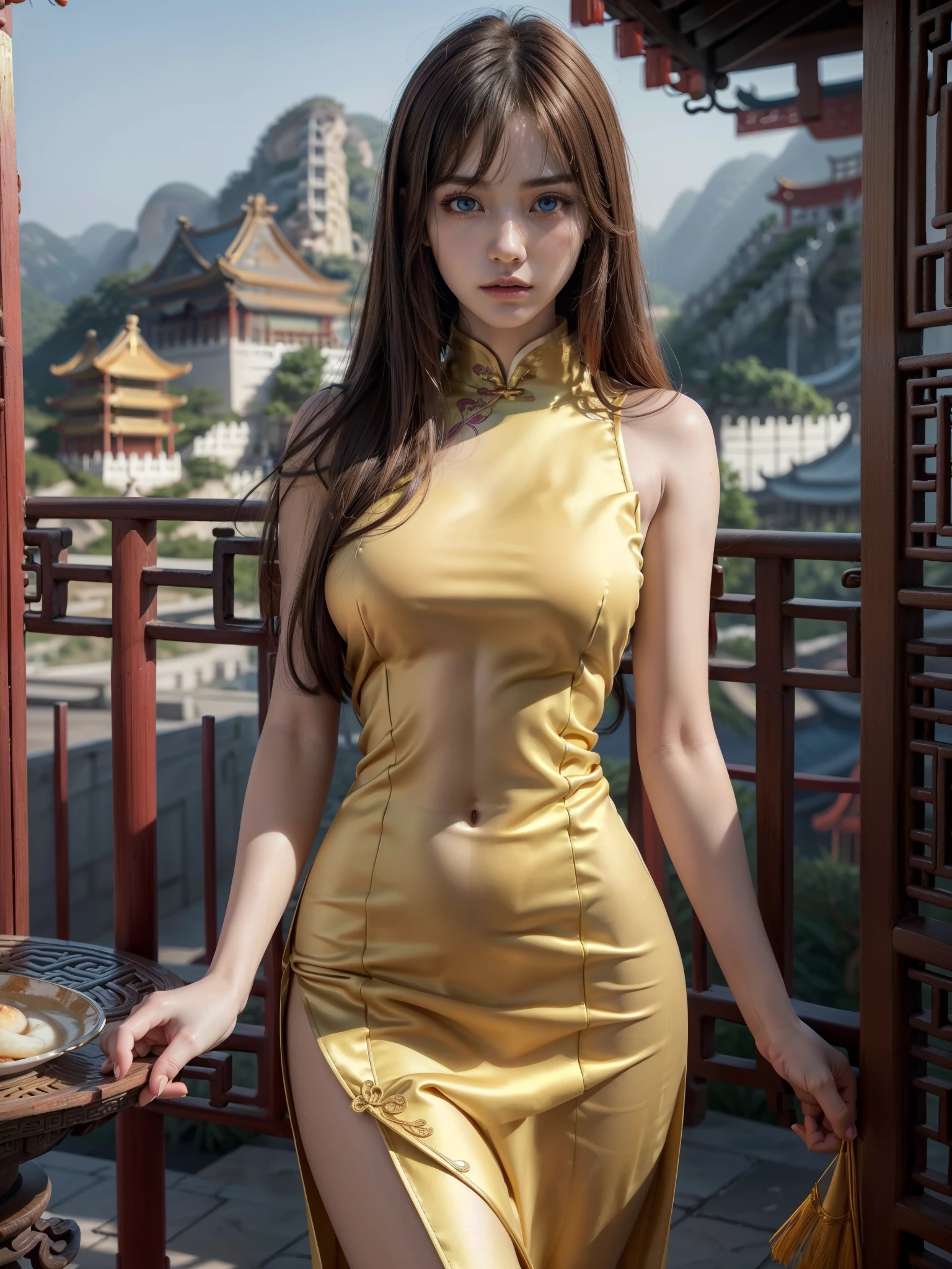 (8K, RAW Photos, highest quality, masterpiece:1.2), (Realistic, Photorealistic:1.37), Ultra-detailed, 超A high resolution, (Movie heroine), ((Posing in front of the fountain in the park)), (14 year old beautiful girl, Baby Face:1.3), (Model-like posture), (Small beautiful butt), (Thin thighs), (Narrow waist), Beautiful breasts, Cleavage, (Stunningly beautiful face:1.2, Idol Face), ((Silk tight dress:1.2, Unconventional design:1.5)), Dynamic Angle, Dynamic Lighting, (Beautiful Eyes), (Detailed eyes and face:1.3), (Detailed hands:1.3), (small beautiful hands:1.3), (Perfect Anatomy:1.3), (Gaze at the viewer:1.3), (Very satisfied look:1.3), (Flushed Cheeks:1.2)