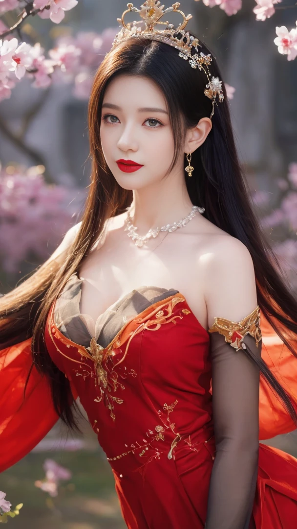 tmasterpiece,Best quality at best,A high resolution,8K,(portrait),(Close up of avatar),(RAW photogr),real photograph,digital photography,(Overlooking the audience),(science fiction queen),20岁女孩,long whitr hair,By bangs,(Dark purple hair),(Glowing red eyes),Devil Eyes,Serious and charming,A plump chest,cleavage,(There are ancient red patterns on the face),luxury accessories,Keep your mouth shut,elegant and charming,serious and arrogant,Calm and handsome,(depression angle),Business suit,(A queen),Photo pose,Future Style,gray world background,oc render reflection texture