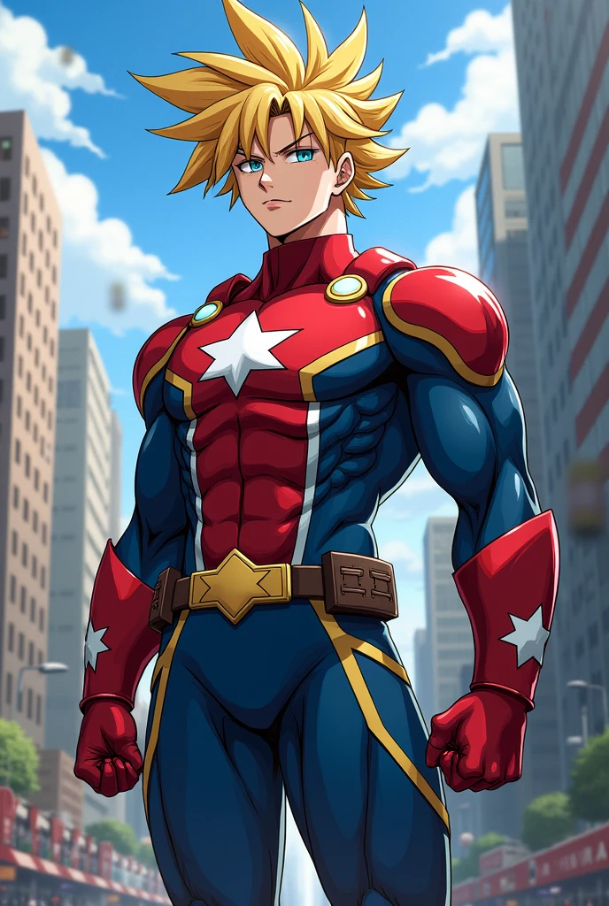 allmight, my hero academia, from front, super fine, bodysuits, lower body shot, bend upper body backwards, middle-aged man, hunk, tight bodysuit, looking down and mouth wide open with shocked face, middle age, lower body get pinched by many monsters in the ground, lower body squeezed,
