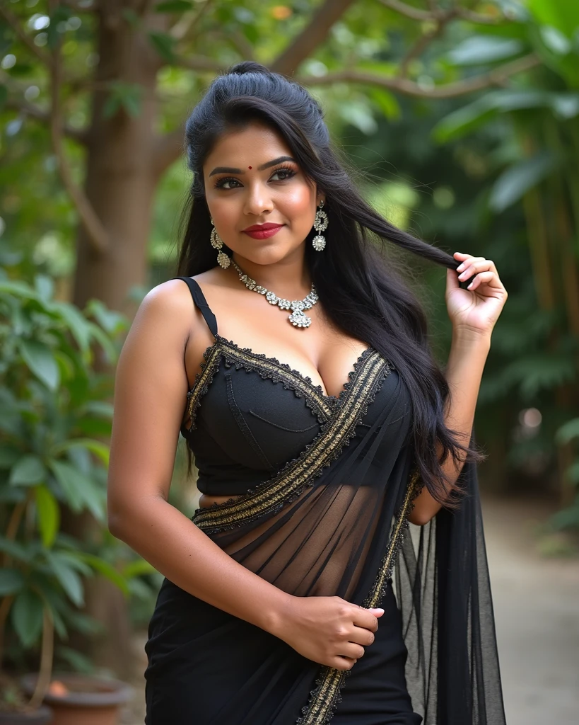 Match black dress