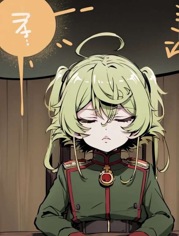 Tanya Degurechaff TanyaTheEvil Youjo Senki, sleeping 