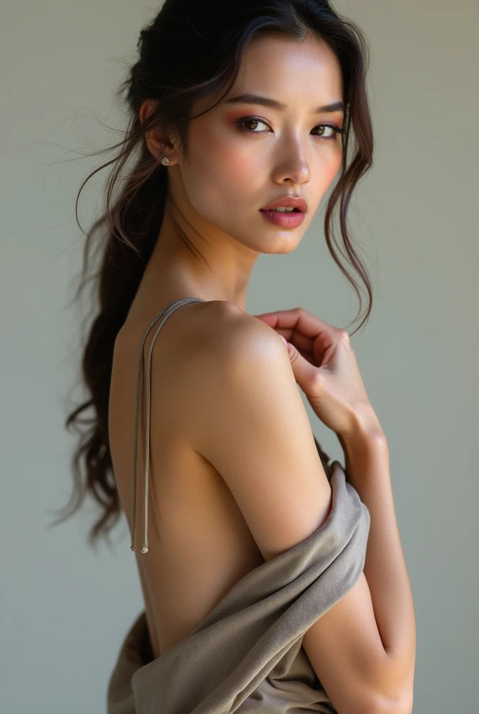 highest quality, Realistic, Perfect Human Anatomy, Very detailed, Very delicate and beautiful, Raw photo, Professional Lighting, Illumination, Depth of written boundary, Single focus, whole body, Skinny Japanese woman, 30-year-old woman, Brown Hair, Small Head, Beautiful Eyes, True Face, Realistic skin, Fine grain, (Fashionable hairstyles:1.3), Sexy pose, Absurd, Incredibly ridiculous resolution, very nice,（(Full nudity))、Hairless underbelly、Perfect body beauty: 1.4,Trained abdominal muscles、（whole bodyスレンダー)、Hairless underbelly、