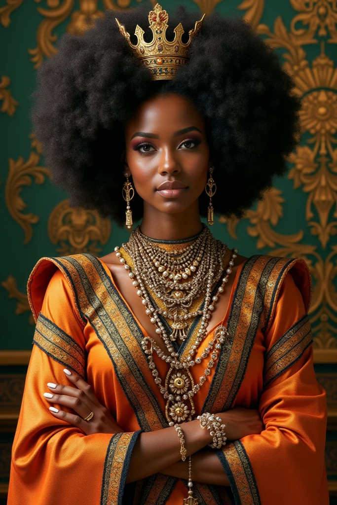 high fashion photograph of an African model, tribal makeup, hypnotic symmetry, color gradients, tribal color blending, 8k uhd, dslr, soft lighting, high quality