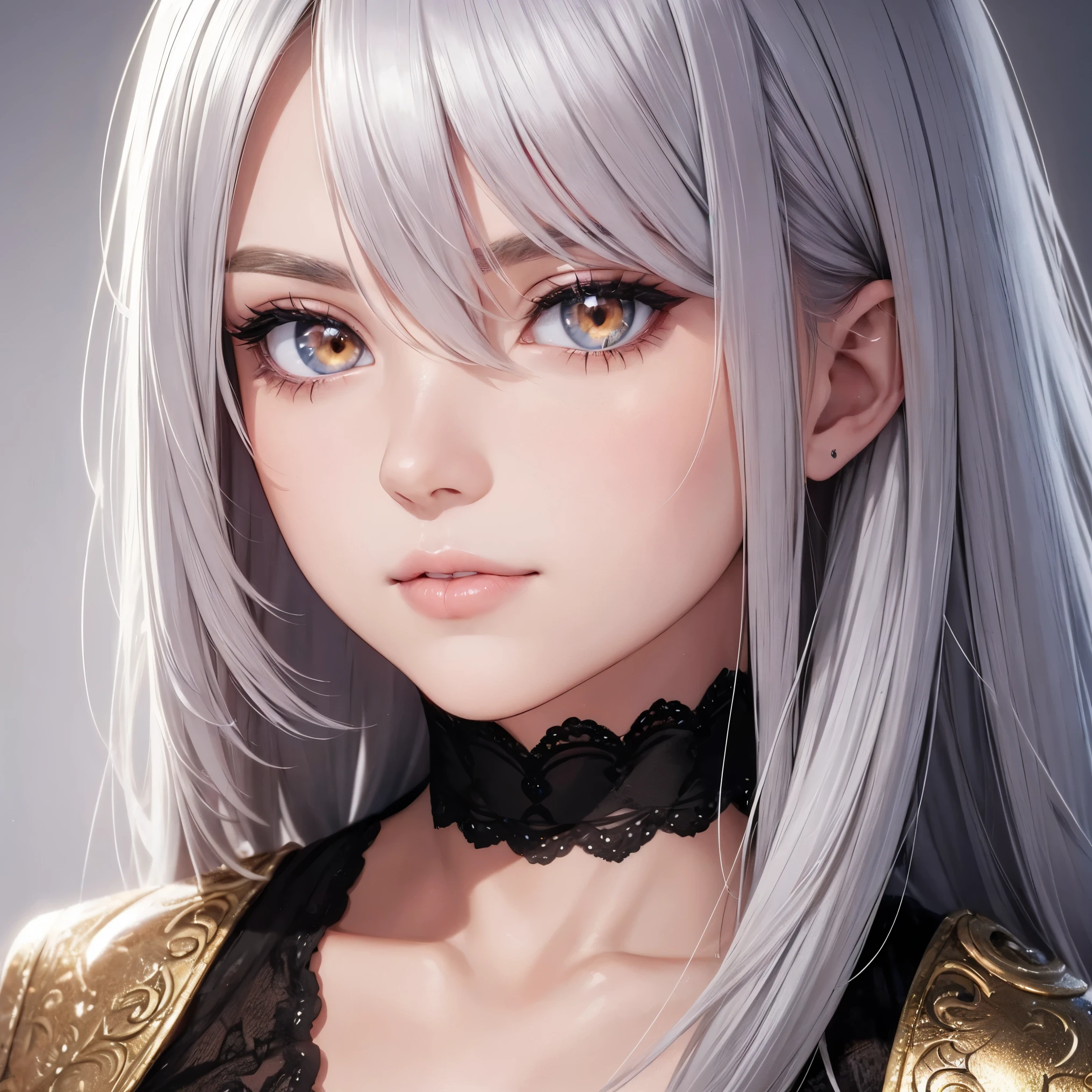 Beauty anime girl /// (Character) wearing a highly & extremely detailed combat body suit with scarf, pearly perfect detailed wet skin with pores, face sharp focus, detailed hair, intricate details and sharp, masterpiece, global illumination, real shadow, bokeh, best quality, photorealistic, realistic, 8k ((short bob cut hair with colorful bangs fringes)), complete perfect red lips, eyelashes, ((detailed intricate iris textured face in ZBrush)), developed by Unreal Engine 5, vibrant & intricate Artwork, golden Ratio, epic, correct beautiful eyes
