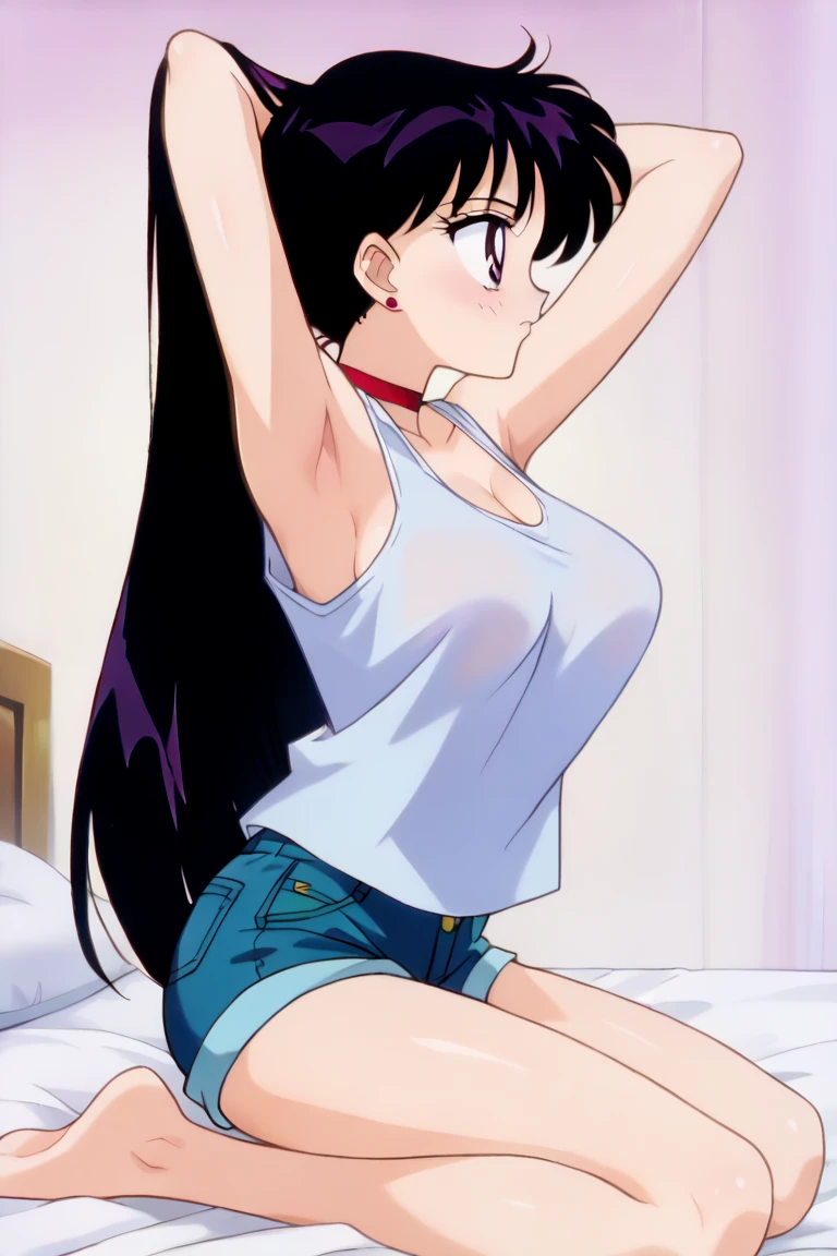 1girls, masterpiece, highest quality, disorganized, retro artstyle, 1980s \(style\)))), look viewer, (((full nude))), (Madoka Ayukawa, long hair, full nude), (((fll nude))), knee shot, full blush, (((no Panties))),, Take a look here, (((nsfw))), view audience, short hair, 2girls, nsfw, Genitals are visible, (((See here))), nsfw, (Japanese girl showing off genitals:1.1), look viewer, from below, (((a girl, Flying in the air in a naked, from the knees up))),