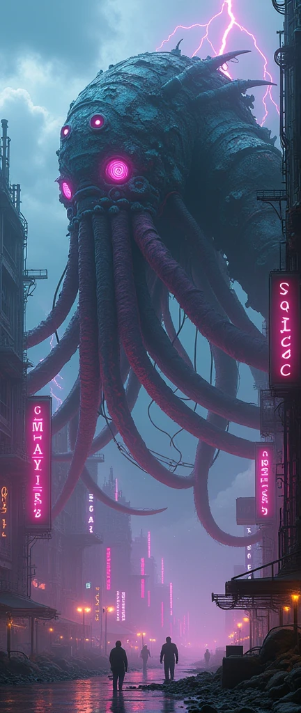 a street in an alien city, tentacle-like architecture, twisting, dense, shadowy, strange future <lora:f4bula:1.5>