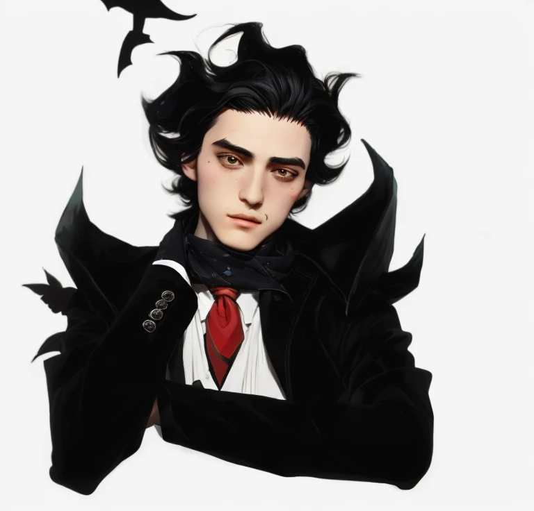 solo, man, Wilson Percival Higgsbury, the Trimphant skin from Don't Starve Together the video game by Klei Entertainment, wiki, black hair, realistic