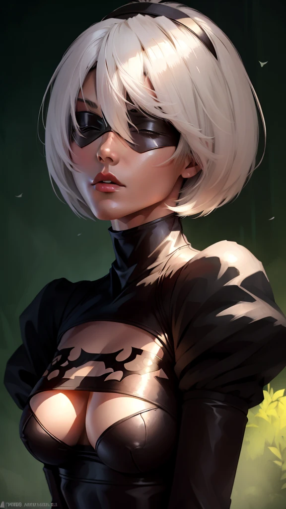 portrait of a girl, лицо близко to the camera, Erotica, face close up, buttocks, back to the viewer, ((Is on my knees, the viewer looks at her from above))), POV view from above, the view above it, embarrassed, (((Shows off her breasts))), Behind, (very detailed eyes, pupils, Lips 1.1), blindfold, gloomy composition, gloomy background, the forest, Ruin, covered with moss, Tall trees, nature, the lights of a sun, very detailed. very detailed eyes, grey-blue eyes, beautiful figure, devastation, ruined city, very detailed eyes, beautiful figure, Lucy from the anime series 1 girl, facing the viewer, beautiful figure (Correct anatomy 1.1.), full length (Whole body 1.1), slim, A slim body, A slim body, slender legs, anime style, White hair, White hair, that disappear at the ends, Bob hairstyle, Cutouts on the shoulders, Cutouts on the chest, Neckline at the waist, black stockings, Black short skirt, white panties, very detailed face, Very beautiful face, very sexy, full length (Whole body 1.1), маленькая elastic грудь, small ass, Красивая A slim body, Маленькие buttocks, World, Femininity,chedevr,Best quality,very detailed,Your feet can see it, permission 8k, High sharpness, permission 8k, very detailed, contract for 8 thousand., professional lighting, photon mapping,physical rendering, perfect face, detailed face and body, Ray tracing, expressive look, Cinmatic Worlding,elastic , Increased sexuality,