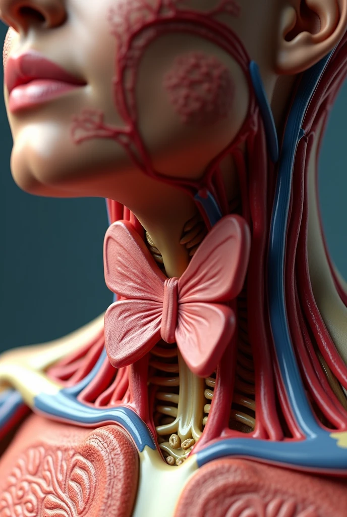 I am a radiology and diagnostic imaging student in the mammography subject., I have the task of representing in an image the external and internal anatomy of the mammary gland or breast, being very realistic in the image with striking colors., a very scientific background, that the anatomical names are in Spanish