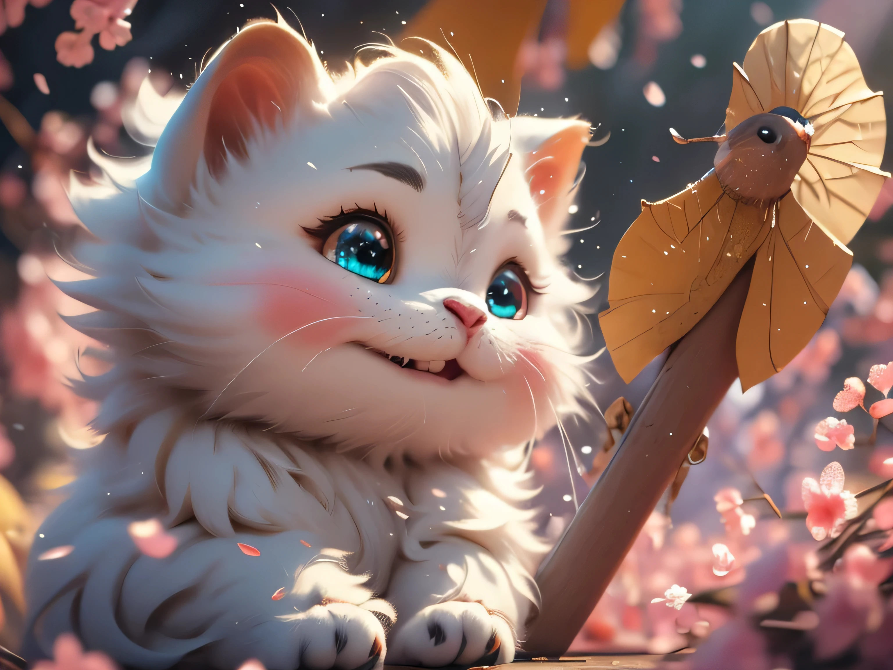 Magical Fantasy Creature, (Best Quality, Masterpiece, Representative Work, Official Art, Professional, Super Detailed, 8k:1.3), (Photorealism:1.2) Super Cute, Big Eyes, Soft, Soft Nose, Furry, Double Toothed Smile, Yeti on Mountain Background, Realistic, Beautiful, Stars in Eyes, Soft Volumetric Light, (Backlight:1.3), (Cinematic:1.2), Intricate Details, (ArtStation:1.3), --auto --s2