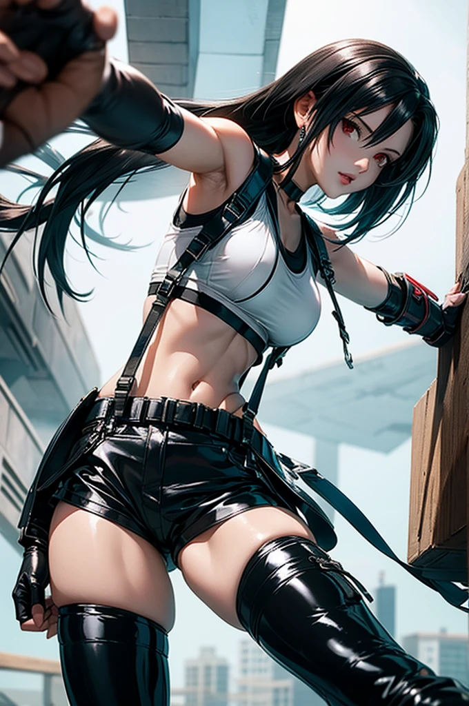 Tifa Lockhart　　Excessive intake of semen　Spanking　Huge penis