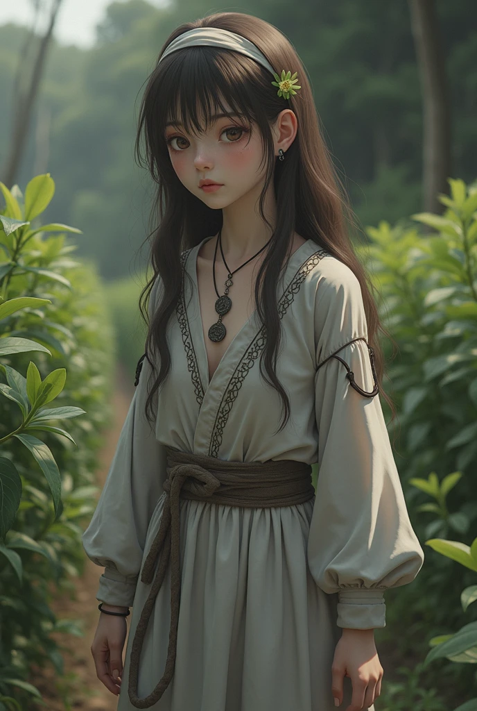 Portrait、miniature photo style、one girl、focus on girl、brown hair、shortcut、Foliage plant、succulent plants、beautifully laid out、完璧にblurred background、A well-coordinated room、sitting in a chair、highest quality、best image quality、ultra high resolution、Super detailed、８ｋ、cinematic lighting、professional photographer、miniature、blurred background、