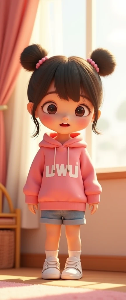 The child points to the toy in the toy store