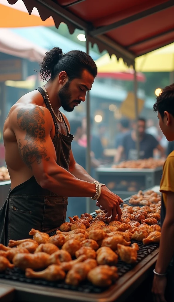 Burger stall Indian