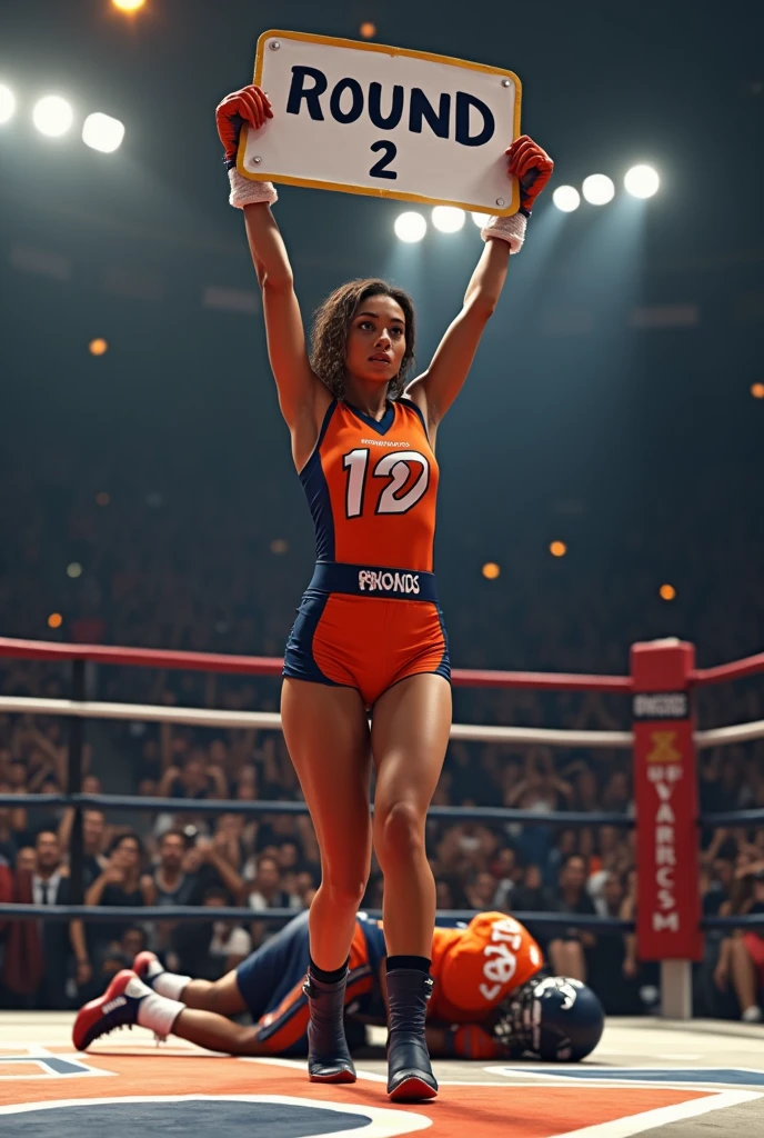 Kick butowski con su traje estrellado contra la pantalla