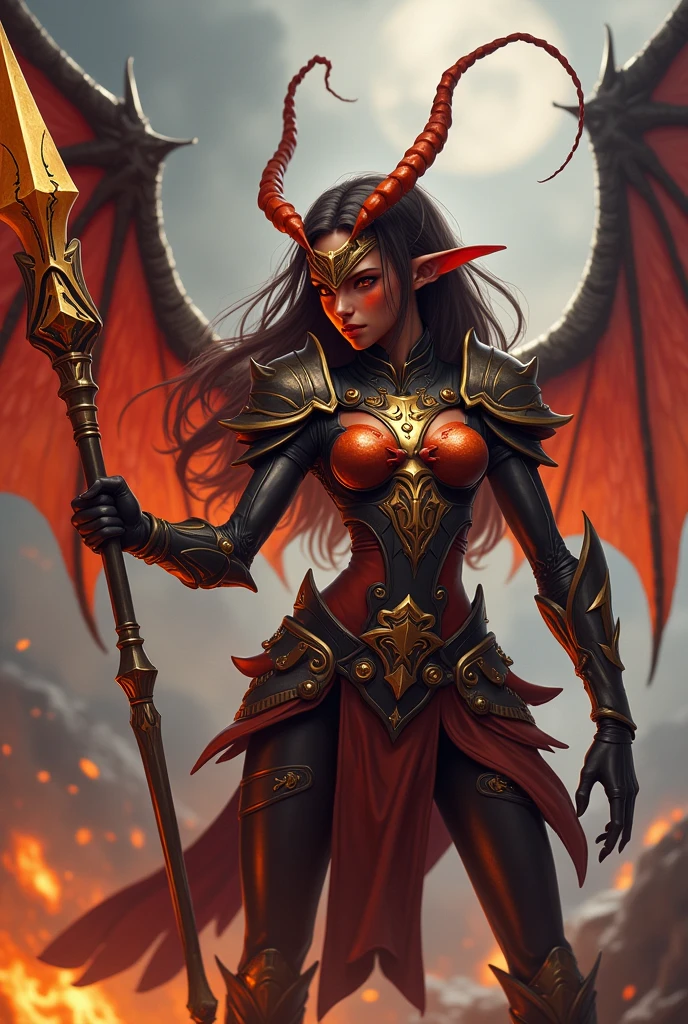 DEMON HUNTER, WOW, BLIZZARd, BLIZZARD entertaintment, WARCRAFT, WORLD OF WARCRAFT, ILLIDAN, ILLIDAN STORMRAGE, Warglaive of Azzinoth, Warglaive, Warglaives, FEL, EYE BEAM, BRIGHTWING EYES, RED eyes, red theme, horned_helmet, horns glowing_weapon long_hair, teeth bat_wings, claws, colored_skin, demon_girl, demon_horns, demon_tail, demon_wings, dragon_wings, bright, red_theme, horns, tail, tattoo, wings, hdr, vignette, centered, hyperrealism, hyperrealistic, realistic, realism, 1girl, black hoodie, angry expression, boob, bimbo, girl, woman, colorful, art by Artgerm and Greg Rutkowski and Alphonse much, Wide Angel Shot, Nikon 14 mm, portrait, fire, scars, scar, (((1girl))), (((1 girl))), SOLO FOCUS, SOLO, FOCUS, dripping blood