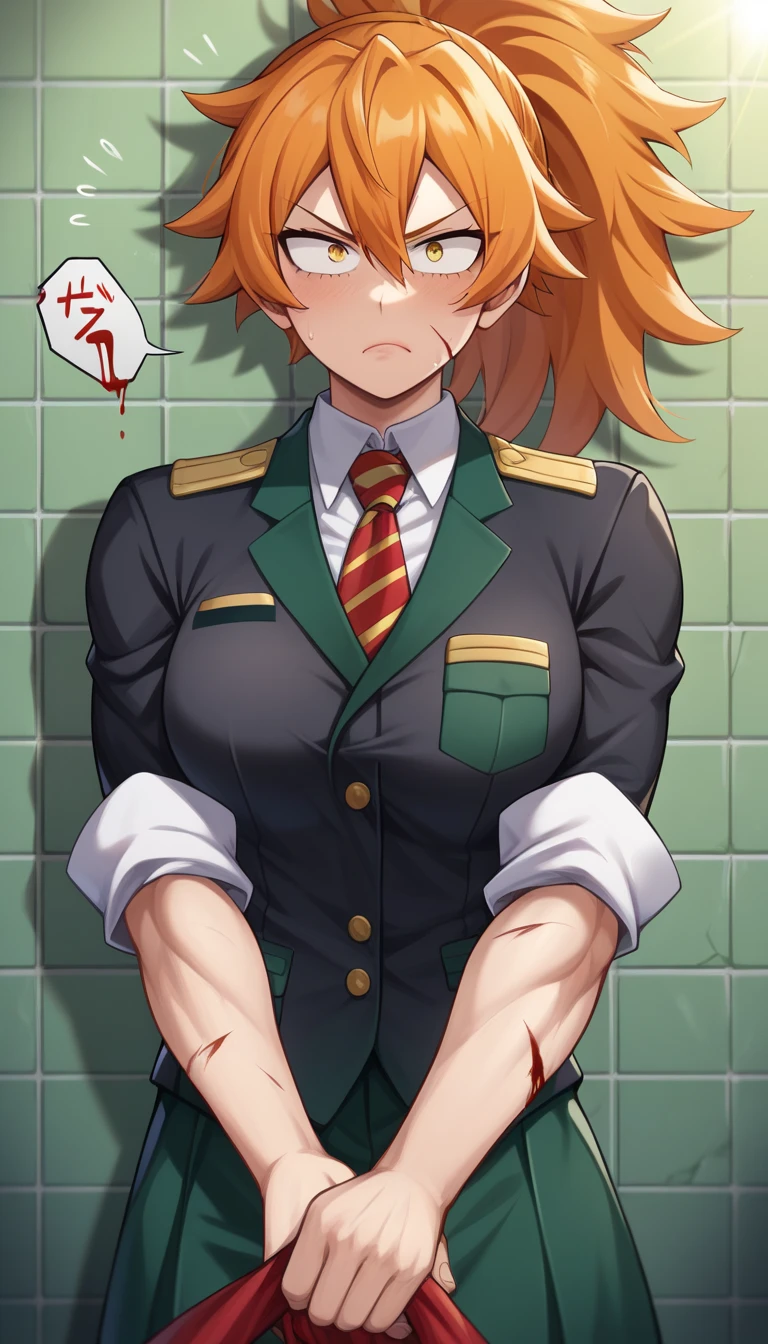 score_9, score_8_wonderful, score_7_wonderful, sauce_anime,Elios Rising Heroes,Ash Albright,Male Focus,No pants,Inside the cage,tie,Ofoot,Place your hands behind your head.,penis,Leash Collar,View your audience,humiliation