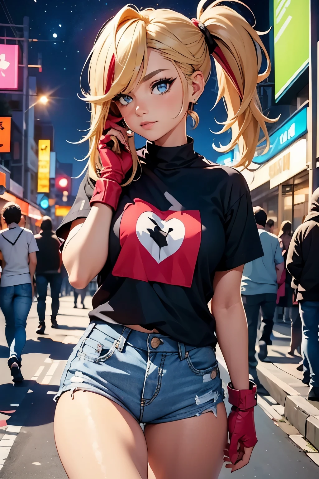 cute little cat loli,(((little loli, small tiny body, petite))), (((6 ))),((anime little cat loli with extremely cute and beautiful blonde hair walking down the street)),(((cat girl,anthro furry cute,cat-girl))),(((cat ears,cat ears on head,big cat ears))),
(((flat chest))), (((blonde hair:1.35,messy blonde hair,colored inner hair,ear breathing,))),((heterochromia, eye1 yellow, eye2 orange, perfect eyes, upturned eyes:1.3, beautiful detailed eyes, finely detailed beautiful eyes:1, big highlight on eyes:1.2, slanted eyes)), (((freckles on the face, freckles,freckled girl))),(((lustrous skin:1.5,bright skin: 1.5,skin tanned,shiny skin,very shiny skin,shiny body,plastic glitter skin,exaggerated shiny skin))),(delicate detailed fingers,detailed body,detailed arms,human hands, detailed hands),
cute,slutty,,erotic,nsfw,
zettai ryouiki,revealing clothing,show skin,((rave shirt, fluorescent colored shirt, rave mini-skirt,visible thong straps)),(wearing a rave outfit:1.3,rave clothes,semi-naked,with little clothing,),(detailed outfit,detailed clothes),
(dynamic pose:1.0), solo focus, embarrassed, centered, scale to fit dimensions, Rule of thirds,
outdoors, ((night view)), (cyberpunk night street Background: 1.5,dark sky,alleyway,lonely alley,thick clouds, detailed background:1.25),
(best quality), (high resolution), (sharp focus), (ultra detailed), (extremely detailed), (extremely high quality artwork), 8k_wallpaper, (extremely detailed CG 8k),(very fine 8K CG), ((hyper super ultra detailed perfect piece)), flawless, (((masterpiece))), illustration, vibrant colors, (intricate), High contrast, Selective lighting, Double exposure, HDR (High Dynamic Range), Post-processing, Background blur,