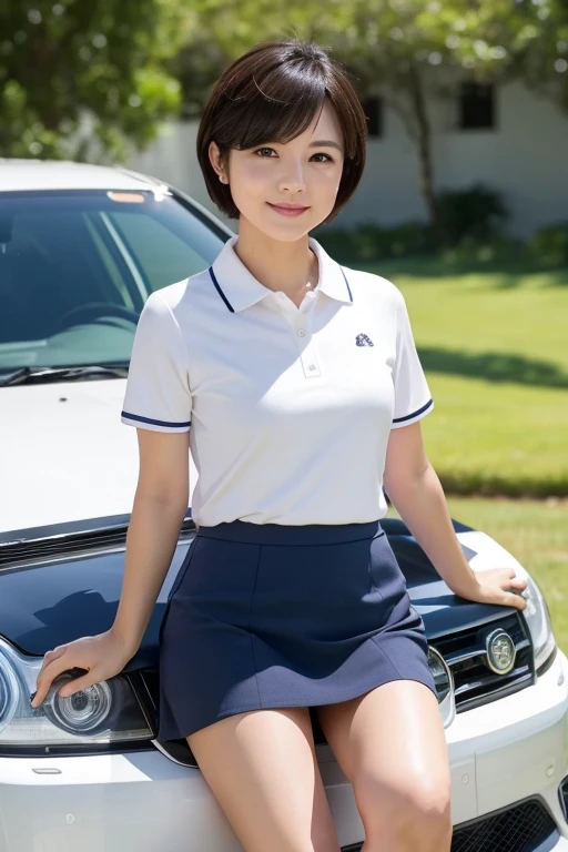 ((highest quality)), ((masterpiece)), (be familiar with), perfect face, 8K, ultra high resolution, Depth of bounds written, (Photoreal:1.4), golden ratio, Highly detailed CG Unity 8k, detailed and complex, Raw photo, (perfect body shape), Sigma 85mmF/1.4, 50mm Lenac lighting, nffsw, hyper real, color grade, (((very beautiful 12 year old girl))), Super cute, Pitiful, japanese woman, ((Gravure photoshoot wearing a long-sleeved leotard and plaid bow tie)), beautiful young woman, ((slender)), attractive, a lustful look, shy smile, ((short hair)), wonderfully cute little face, glossy lips, long eyelashes, (Fabric wet with cloudy liquid), Ultra-thin fabric, navy blue school swimsuit, translucent competitive swimsuit, beautiful thighs, sensitive aroused nipples,realistic crotch, (clear crack: 1.2), Inside the car