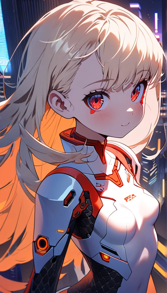 Masterpiece, Hi-Res 1. 4), NSFW, Top Quality, 18C, Illustration, Miniature, One Girl, Idol-Style Anime Character, Plug Suit Like Asuka From Evangelion, Cute Face, Big Mouth, Full Face, Smiling, Lovely face with kind eyes, Bright expression, Beautiful blond hair,. twin-tail, golden hair, short twin with red ribbon, small breasts, high quality, perfect dynamic composition, close-up, beautiful red eyes with details, beautiful blonde twin-tail, short twin, red ribbon, perfect composition, red eyes with details, facing forward, full face plug suit, lighting Sunset, high quality Perfect composition, red eyes in detail, lighting sunset, film lights