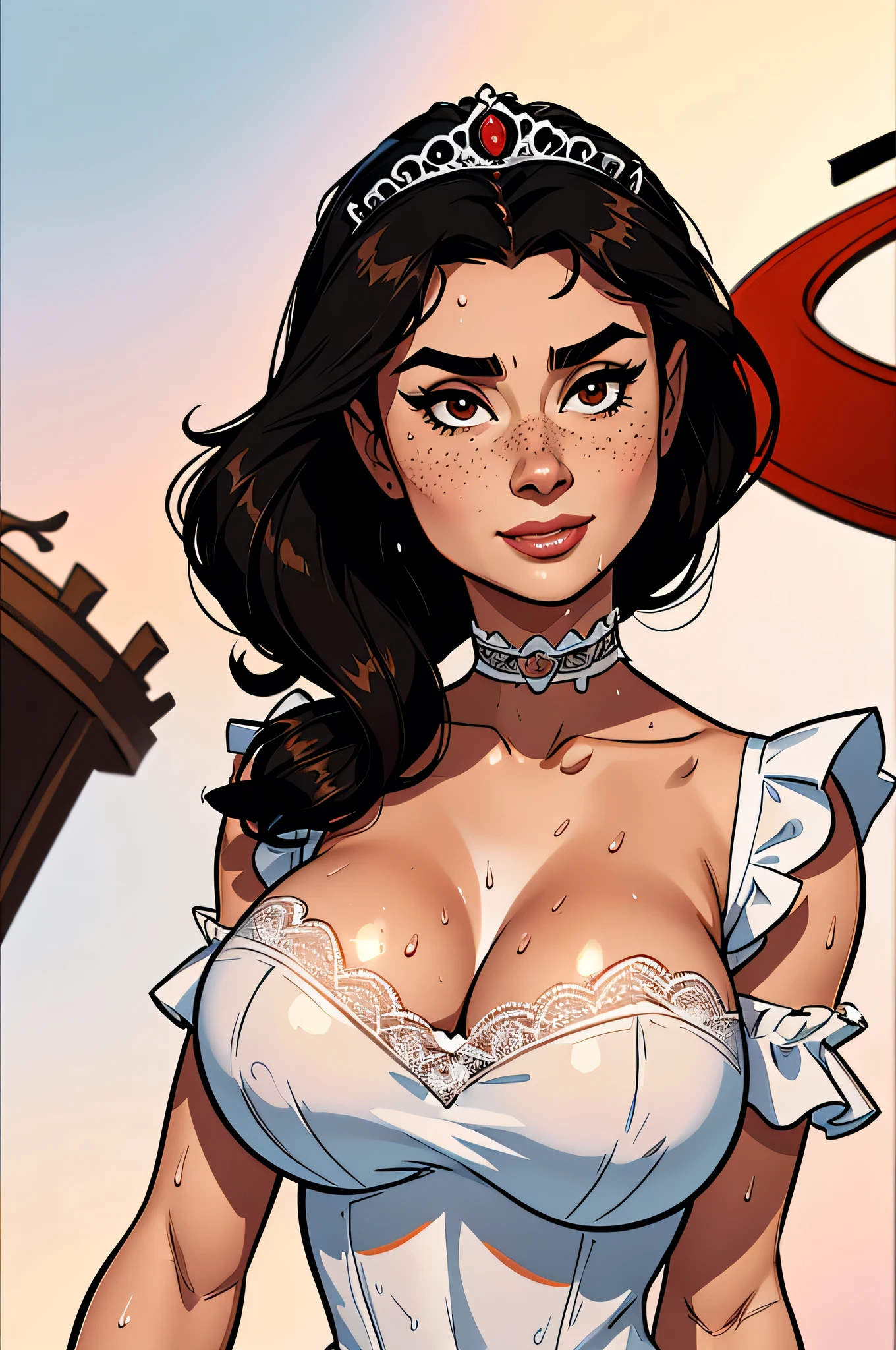 GTA character style illustration and Completely naked breasts showing a little fear Breast size Cartoon name: Isabella Cruz white background medium breasts freckled face Hermione Granger actress strong contours Physical description - long straight hair, tingidos de um marrom vibrante que contrasta com Turnaround sheetsua pele clara. - You reflect a mix of curiosity and determination. - Ela tem uma estatura alta, with a slender and agile figure, evidenciando sua agilidade e destreza. -fundo colorido Design de personagens de retrato, beautiful digital illustration, retrato de alta qualidade, Arte em quadrinhos, Corpo inteiro sensualizando ou pelada. folha de retorno. member return leaf clothes of the day hellish day expression love wearing sadomasochistic clothes Character pose random scenery Style Yvonne Strahovski Cartoon style digital illustration colorful background diverse attractive woman sesy medium breasts beautiful witch clothes in symmetrical, female girlfriends pose beautiful breasts in cartoon style beautiful and dynamic digital illustration snow white together with cinderella with body in symmetry a beast with a corset and beautiful breasts, corpo bem definidoPersonagem mulher bruxa Jennifer Connelly com marcas de guerras Imagem de desenho animado de uma mulher . GTA n style illustration, estilo de arte dos desenhos Personagem mulher estilo atompunk Fiona rainha Anna de Arendelle com marcas de guerras Imagem de desenho animado de uma mulher .Ilustra??o estilo desenho animado, estilo de arte dos desenhos animados, estilo de arte dos desenhos animados, digital illustration style, estilo atompunk design de personagens altamente detalhado, arte digital detalhada coragem, Uma garota, Sozinho, (Busto, tronco, vista frontal:1.2), arte conceitual, assassin, capuz, Capa, cabelo preto, olhos vermelhos, cintos, shoulder-cintos, (tiny breasts, seios pequenos, peito masculino:1.3), (obra de arte, Altamente detalhado, olhe para o visualizador, fundo cinza desfocado bril